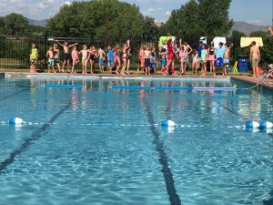 denver summer camp pool Squirrel Dive 2017