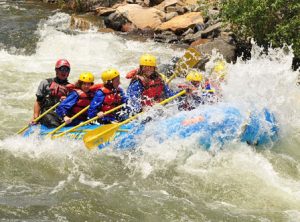 Denver summer camp rafting