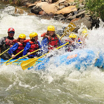 Denver summer camp rafting